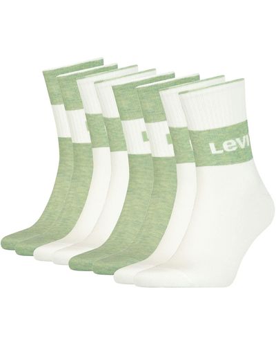 Levi's Strümpfe Socken Regular Cut Superior Comfort 4 Paar - Grün