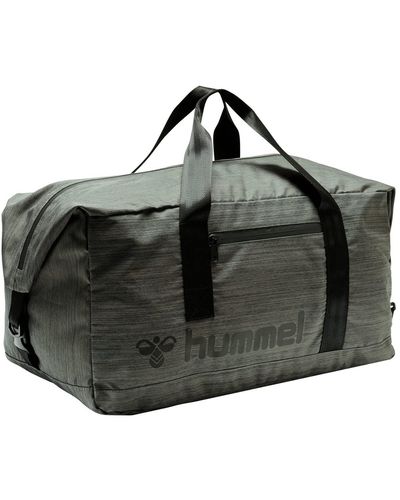 Hummel Sporttasche Urban Duffel Multisport Erwachsene Leichte Design Black Melange Größe L - Schwarz