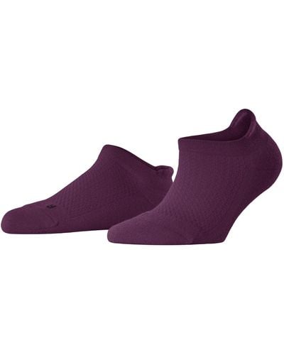 FALKE Cool Kick Trainer W Sn Soft Breathable Quick Drying Short Plain 1 Pair Socks - Purple