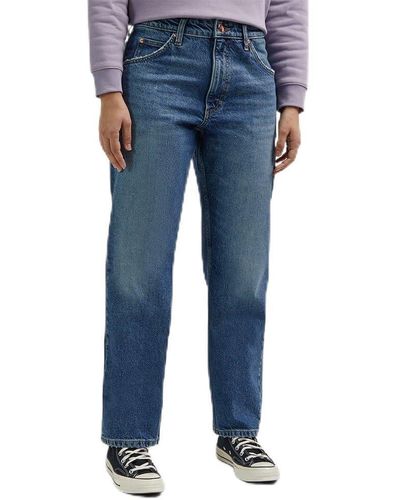 Lee Jeans Rider Classic Straight Jeans - Blau