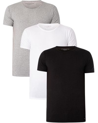Tommy Hilfiger T-Shirt ches Courtes Encolure Ronde - Blanc