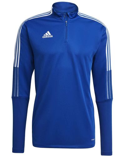 adidas Tiro21 Trainingssweatshirt Voor - Blauw