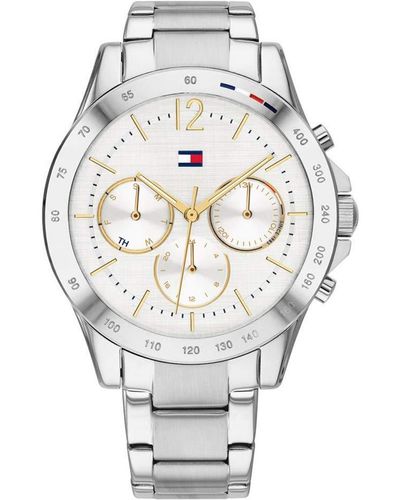 Tommy Hilfiger Analogue Quartz Watch With Stainless Steel Strap 1782194 - White