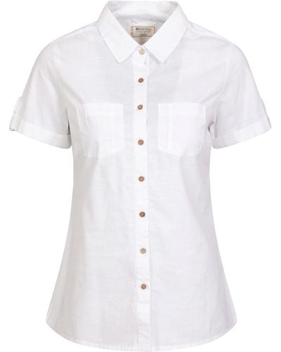 Mountain Warehouse Coconut Kurzärmliges Damenhemd - Weiß