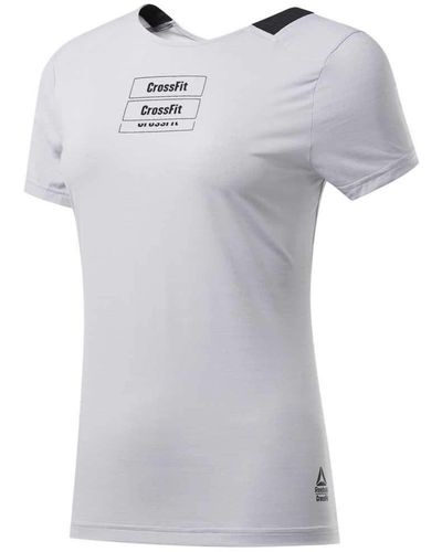 Reebok T-shirt Met Korte Mouwen Fk4352 Vrouwen. - Wit