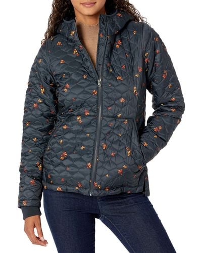Amazon Essentials Lightweight Water-resistant Sherpa-lined Hooded Puffer - Blue