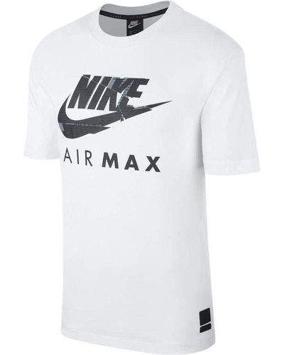 Nike Shirt à manches courtes pour homme - Blanc