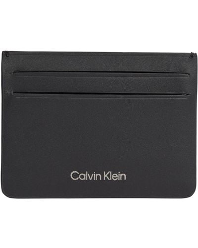 Calvin Klein Concise Cardholder 6cc Wallets - Black