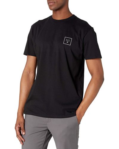 Billabong Klassisches kurzärmeliges Premium-Logo-Grafik T-Shirt - Schwarz