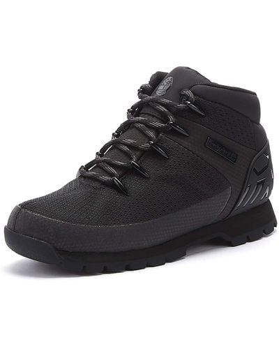 Timberland Euro Sprint Fabric Hiker Boots - Black