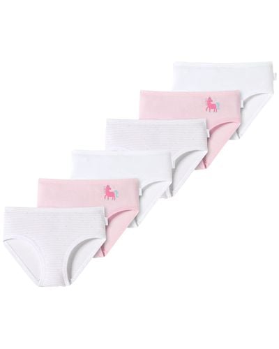 Schiesser Feinripp Organic Cotton - Slips/Unterhosen - 6er - Pink