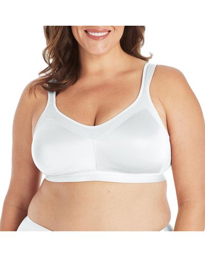 Playtex S 18 Hour Wireless Seamless Full-coverage T-shirt With Smoothing Support - White