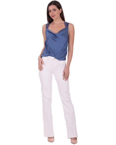 Guess SL Leila Top Jeans Artikel W3RH55WD8G2 - Blau