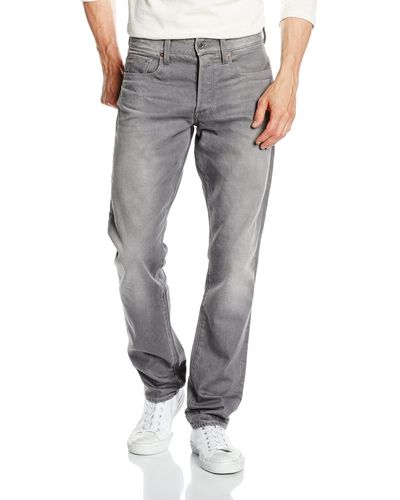 G-Star RAW 3301 Straight Tapered Jeans - Grau