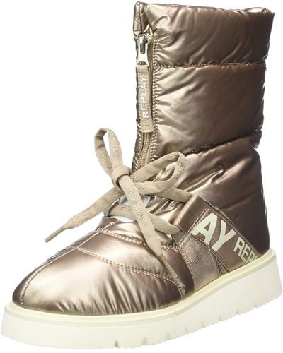 Replay Melrose Zip Fashion Boot - Natural