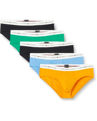 Tommy Hilfiger 5er Pack Unterhosen Briefs Unterwäsche - Gelb