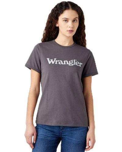 Wrangler Regular Tee T-Shirt - Lila