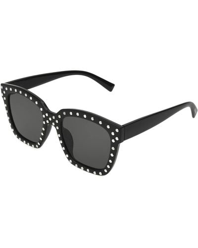 Steve Madden Womens Bruna Sunglasses Sunglasses - Black