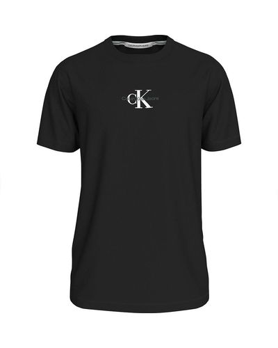 Calvin Klein Monologo Tee S/s T-shirt - Black