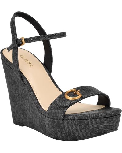 Guess Wedge sandals for Women | Online Sale up to 80% off | Lyst