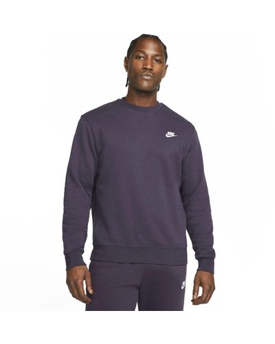Nike Sportswear Club Crew-Sweatshirt für - Blau