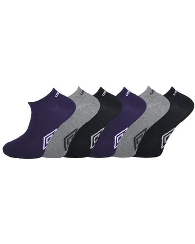 Umbro S Official Sport Trainer Liner Socks Ankle Invisible Socks - Uk Size - Multicolour