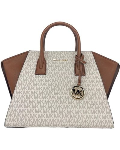 Michael Kors Marilyn Signature Logo Semi Lux Medium Satchel Bag