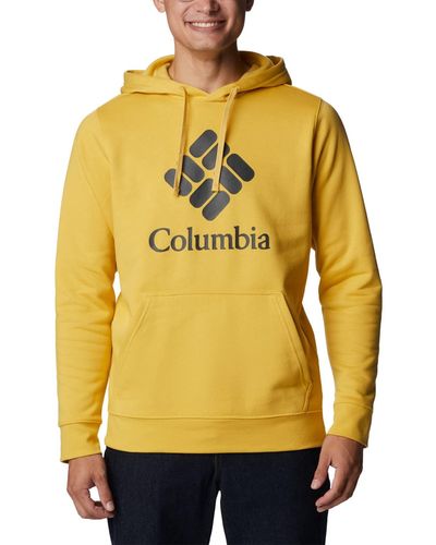 Columbia Trek Hoodie Hooded Sweatshirt - Yellow
