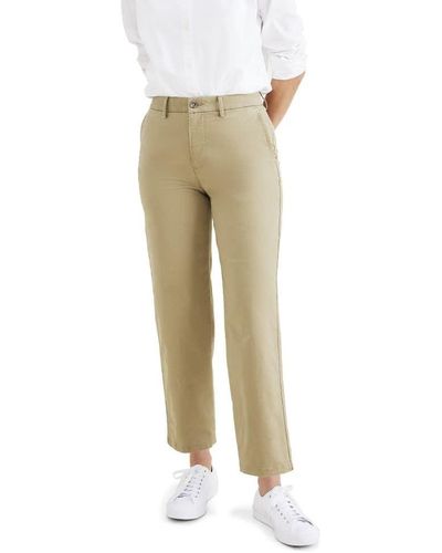 Dockers Straight Fit High Rise Weekend Chino Pants, - Natural