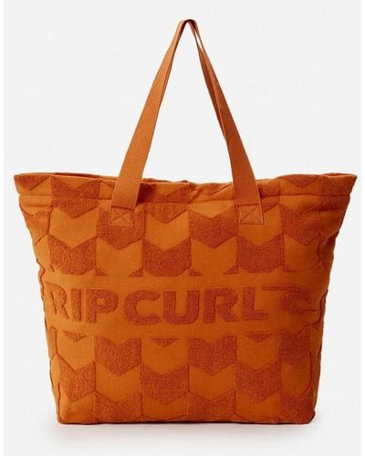 Rip Curl Brand Terry 40l Tote Bag - Cinnamon - Orange