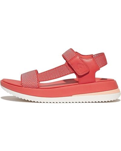 Fitflop Surff Wedge Sandal - Red