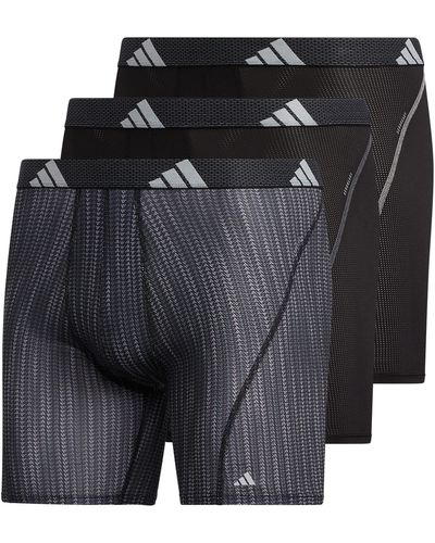 adidas Sport Mesh Boxer Brief Underwear - Schwarz