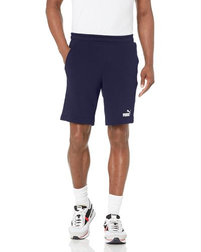 PUMA Mens Essentials 10" Shorts - Blue