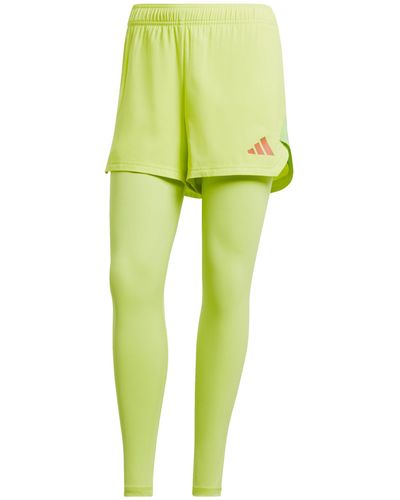 adidas Football – Teamsport Textile – Pantalon de gardien de but Tiro 24 Pro Tight – Pour femme – Jaune – Taille