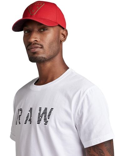G-Star RAW Aw Original Baseball Cap Voor - Wit