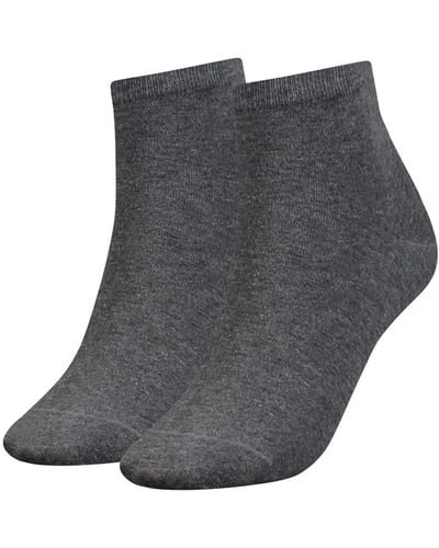 Tommy Hilfiger Th Casual Short Sock 2p - Grey