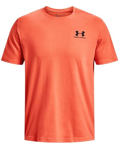 Under Armour Sportstyle Left Chest Short Sleeve T-shirt - Red