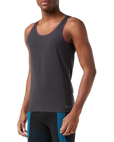 Sloggi Men , EVER Cool Tank Top, Ropa interior, Hombre, Negro - Azul