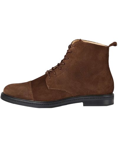 FIND Lace Up Leather Classic - Brown