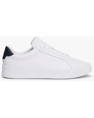 Tommy Hilfiger Court Better Leather S Trainers White