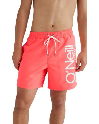 O'neill Sportswear Original Cali Shorts pink Größe S 2022 Badehose - Rot