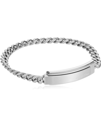 Calvin Klein Men's Iconic Id Collection Chain Bracelet - 35000048 - Black