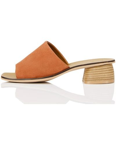 FIND Soft Leather Mule - Brown