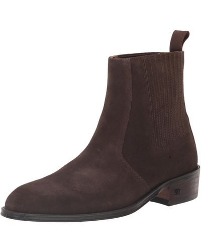 Steve Madden Huston Western Boot - Brown