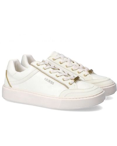 Guess Vice Zip Gymnastics Shoe - White