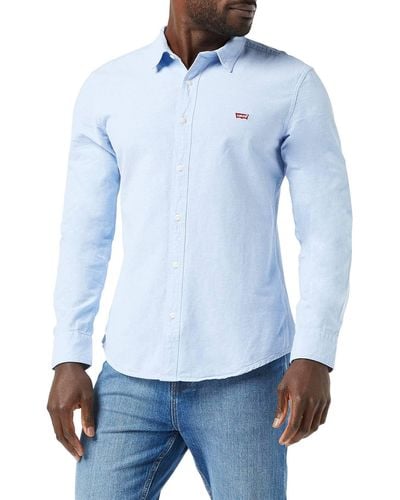 Levi's LS Battery Housemark Shirt Slim Allure - Bleu