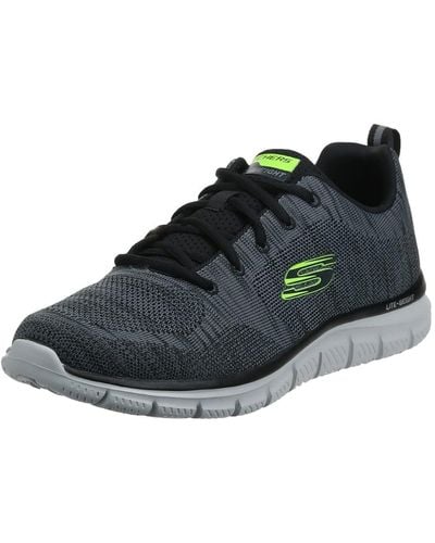 Skechers Track Front Runner Lace-up Trainer Oxford - Black
