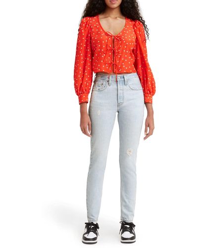 Levi's 501® Skinny Jeans - Rouge