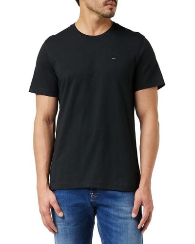 Tommy Hilfiger T-Shirt Kurzarm TJM Original Slim Fit - Schwarz