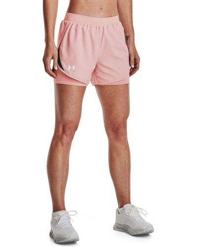 Under Armour S Fly By 2.0 2n1 Shorts Pink Xs